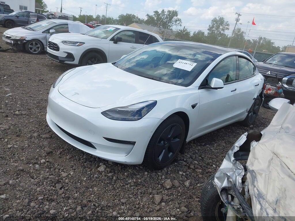5YJ3E1EB4NF202086 2022 TESLA MODEL 3 photo no. 2