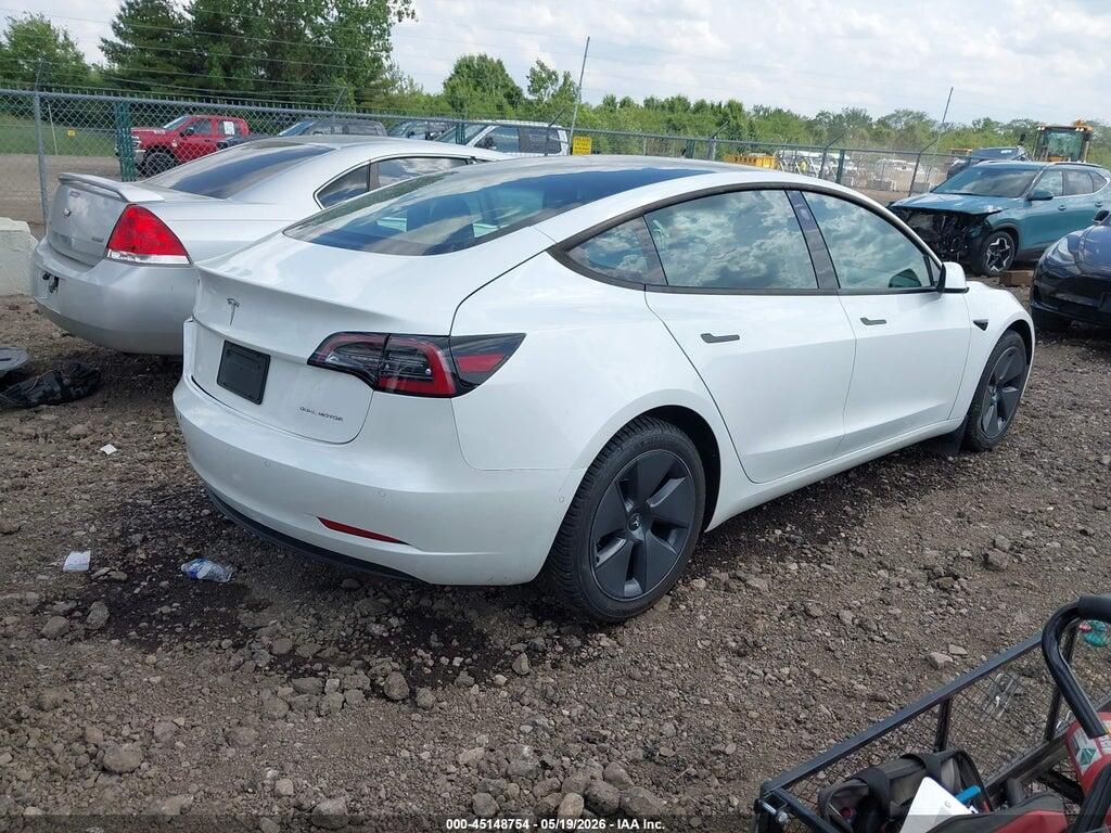 5YJ3E1EB4NF202086 2022 TESLA MODEL 3 photo no. 4
