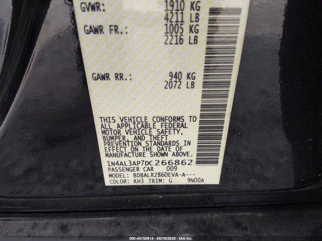 1N4AL3AP7DC266862 2013 NISSAN ALTIMA photo no. 9