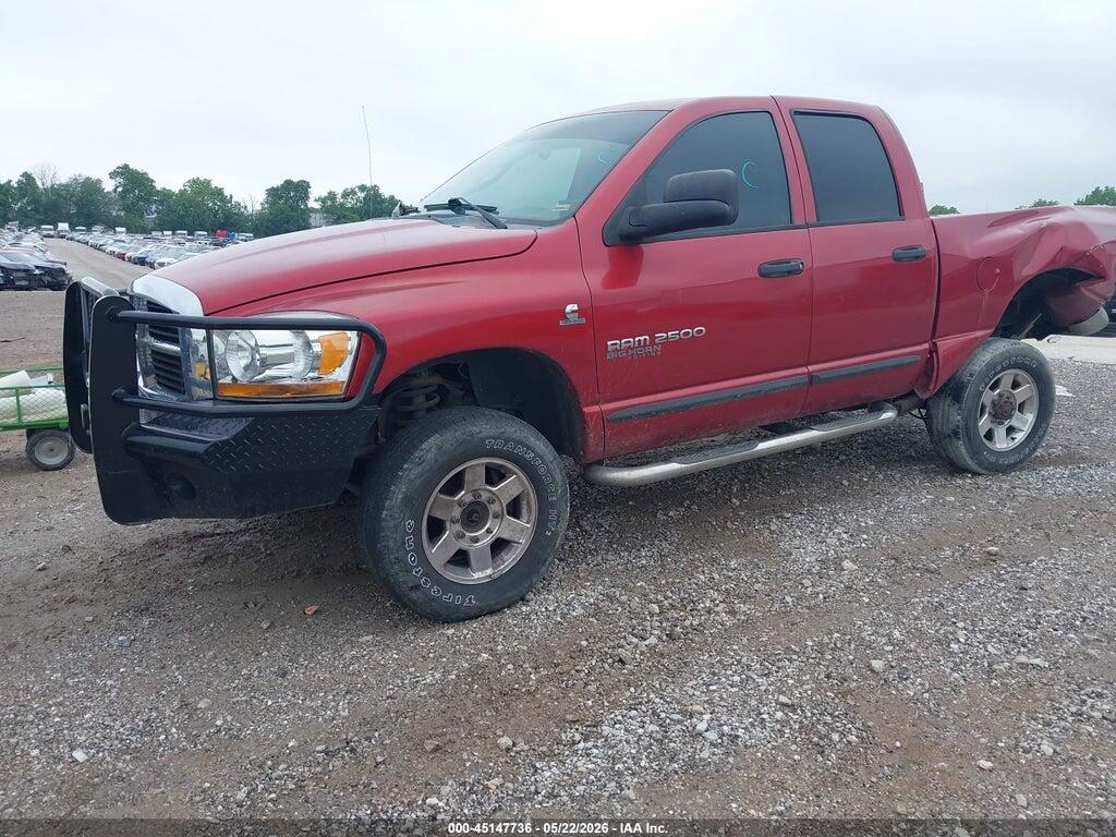 3D7KS28C76G257423 2006 DODGE RAM 2500 photo no. 2