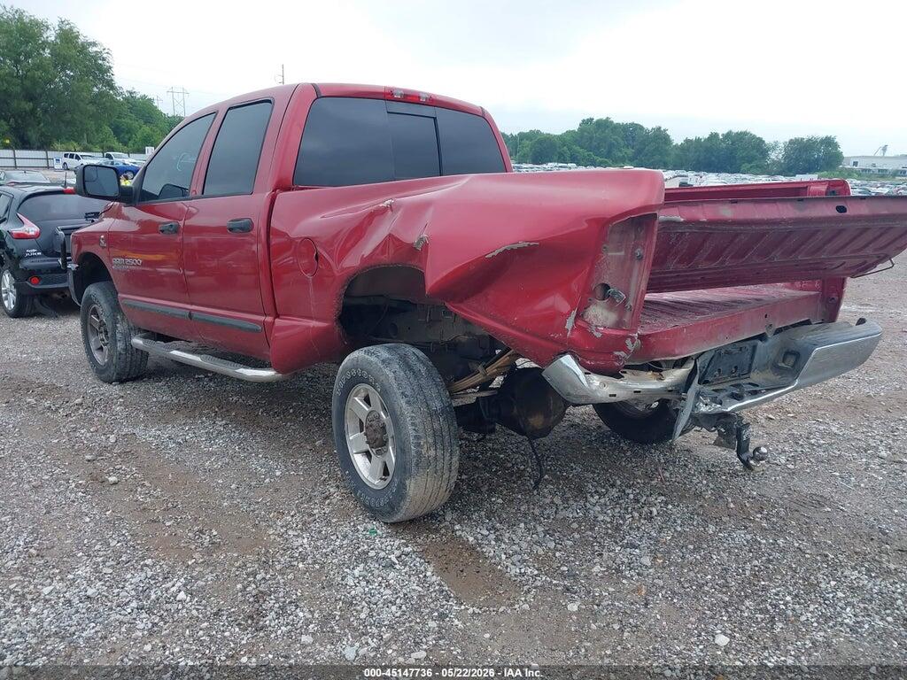 3D7KS28C76G257423 2006 DODGE RAM 2500 photo no. 3