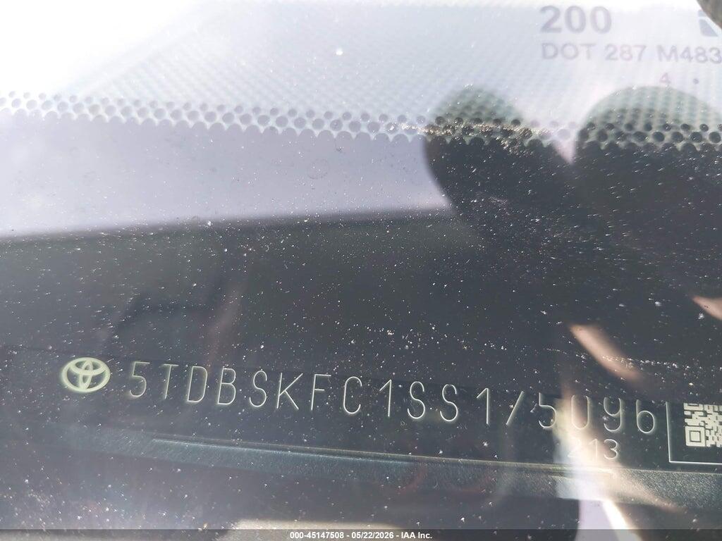 5TDBSKFC1SS175096 2025 TOYOTA SIENNA photo no. 9