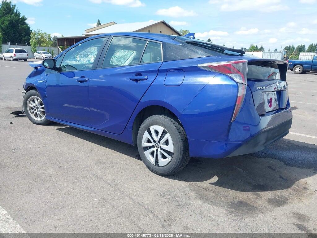 JTDKARFU3G3509920 2016 TOYOTA PRIUS photo no. 3