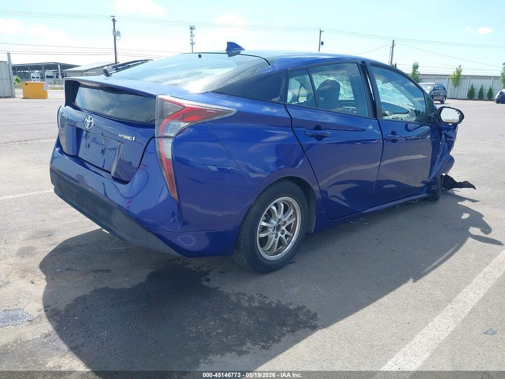 JTDKARFU3G3509920 2016 TOYOTA PRIUS photo no. 4
