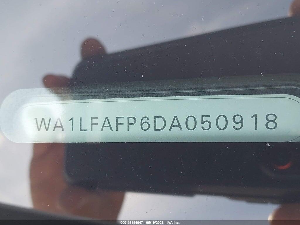 WA1LFAFP6DA050918 2013 AUDI Q5 photo no. 9