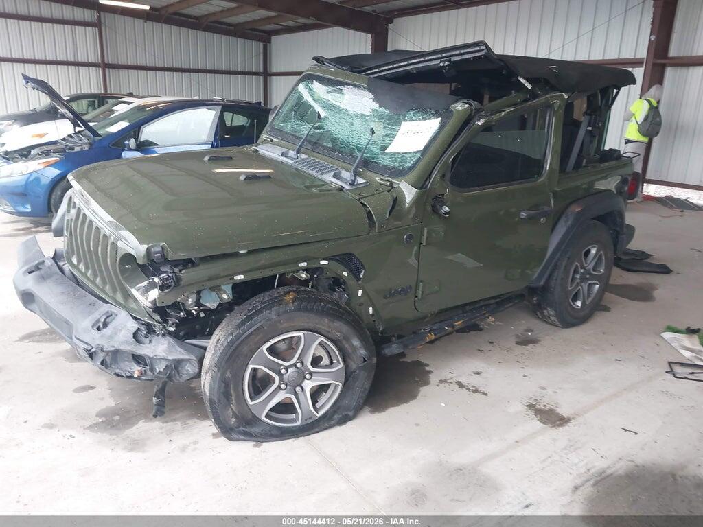 1C4GJXAG2NW196205 2022 JEEP WRANGLER photo no. 2