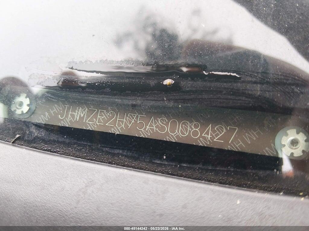 JHMZE2H75AS008427 2010 HONDA INSIGHT photo no. 9