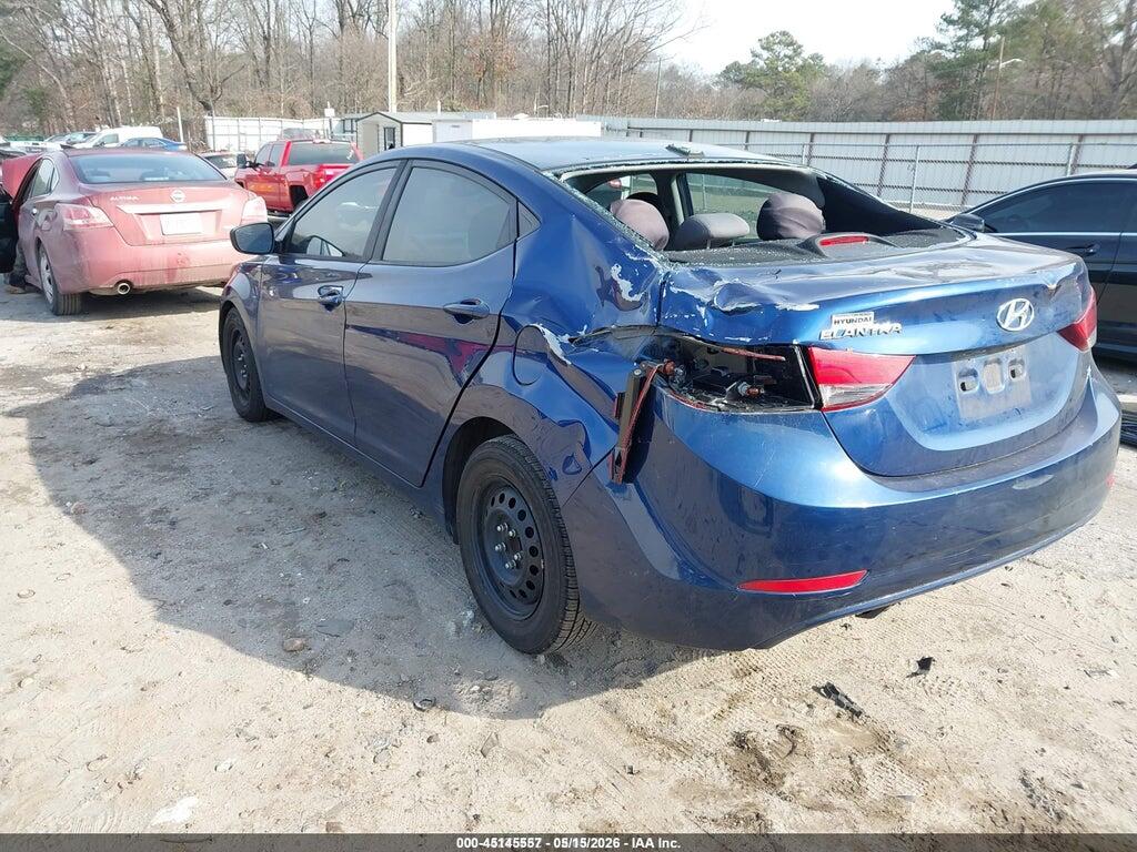 5NPDH4AE1GH746630 2016 HYUNDAI ELANTRA photo no. 3