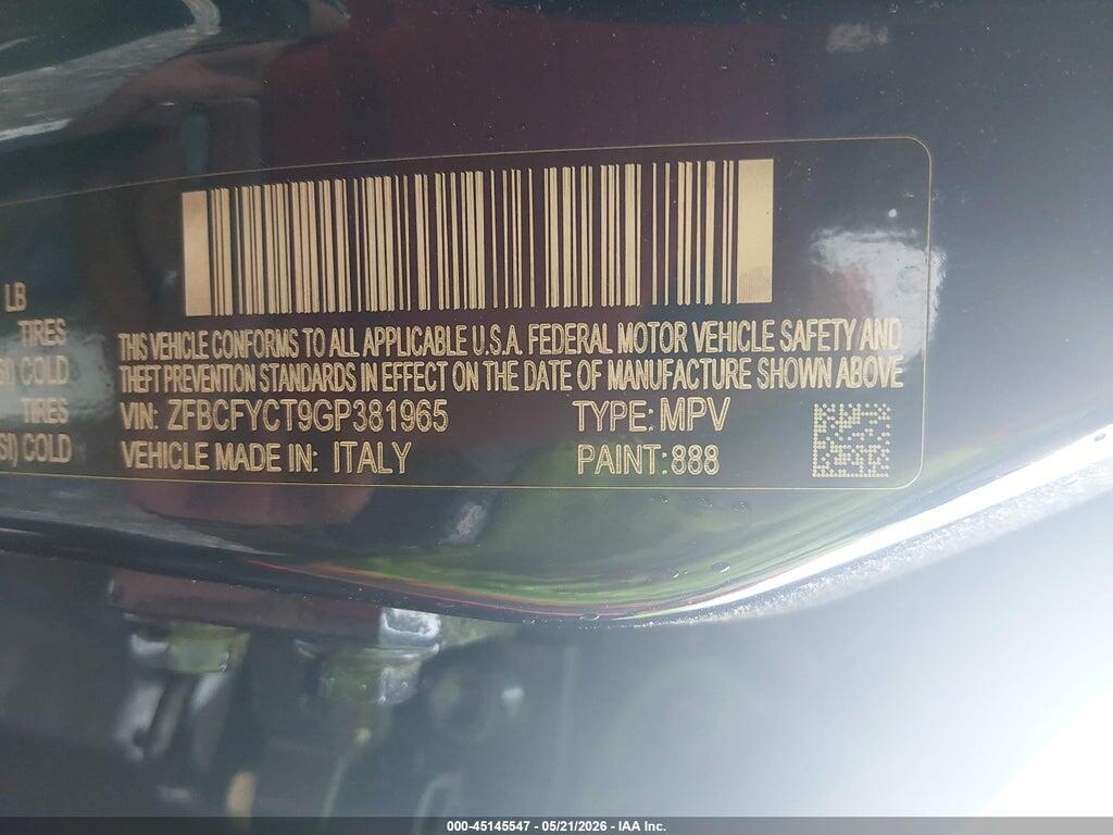ZFBCFYCT9GP381965 2016 FIAT 500X photo no. 9