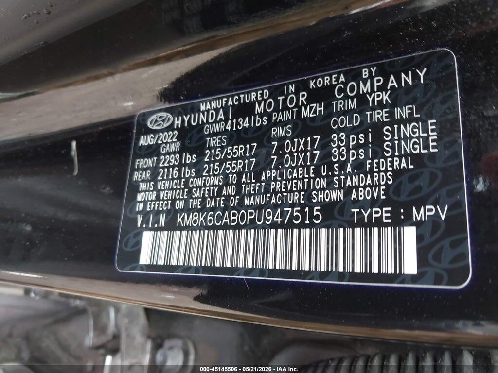 KM8K6CAB0PU947515 2023 HYUNDAI KONA photo no. 9