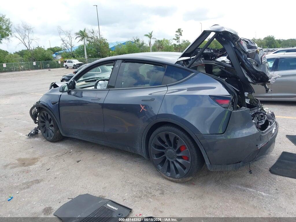 7SAYGDEF8NF453586 2022 TESLA MODEL Y photo no. 3