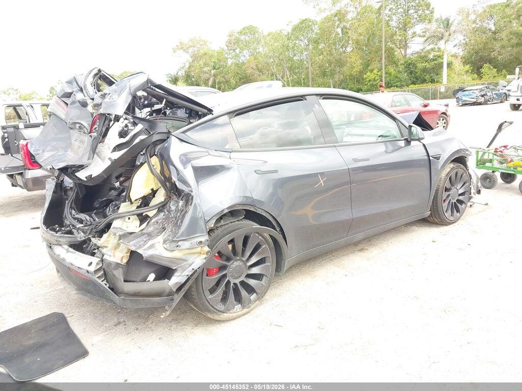 7SAYGDEF8NF453586 2022 TESLA MODEL Y photo no. 4