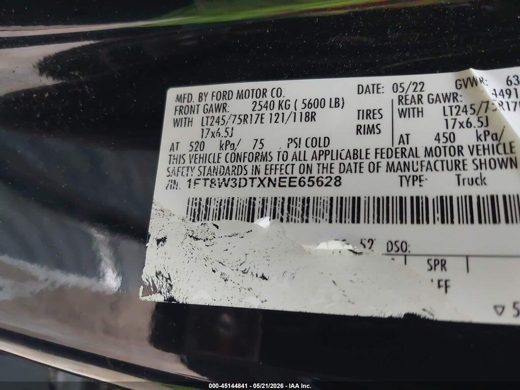 1FT8W3DTXNEE65628 2022 FORD F-350 photo no. 8