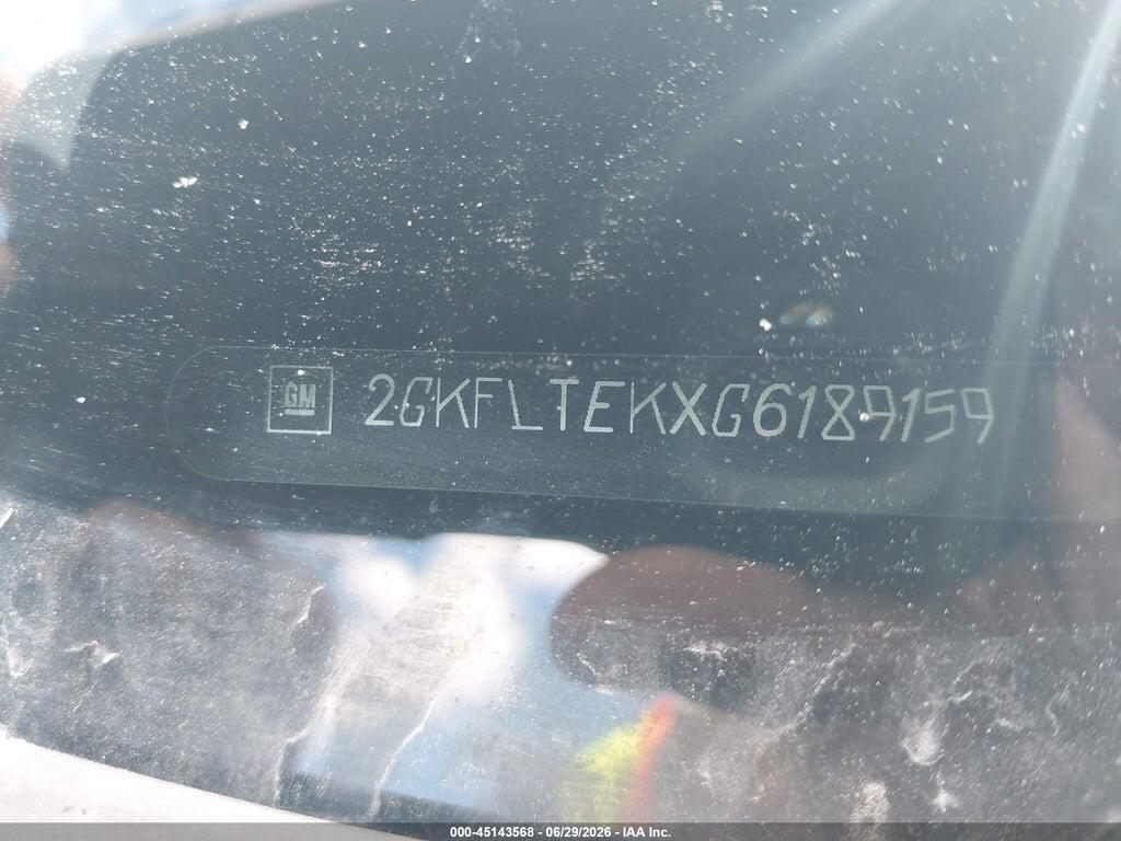 2GKFLTEKXG6189159 2016 GMC TERRAIN photo no. 9