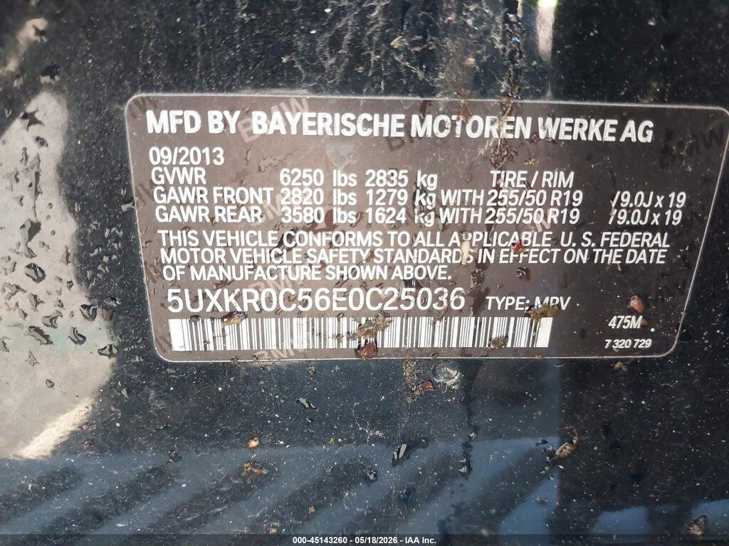 5UXKR0C56E0C25036 2014 BMW X5 photo no. 9