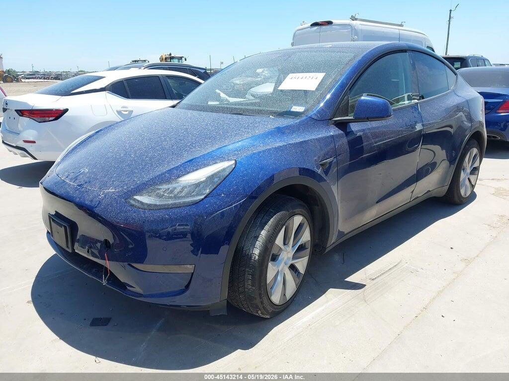 7SAYGDEE5NA002796 2022 TESLA MODEL Y photo no. 2