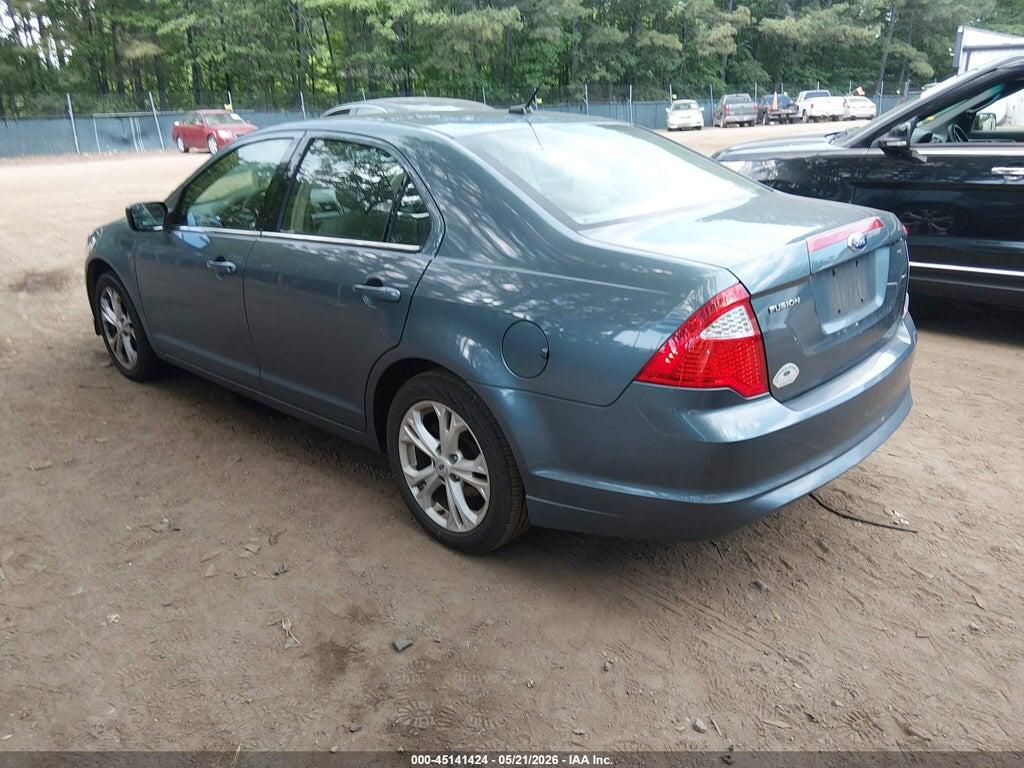 3FAHP0HA6CR164701 2012 FORD FUSION photo no. 3