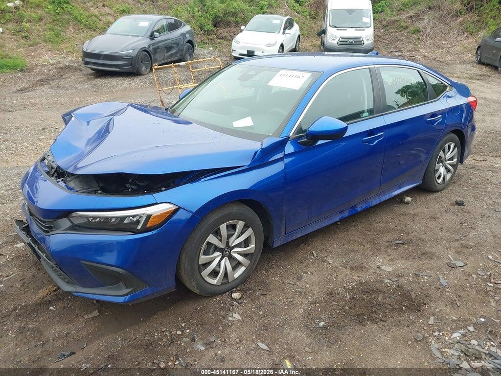 2HGFE2F24NH528497 2022 HONDA CIVIC photo no. 2