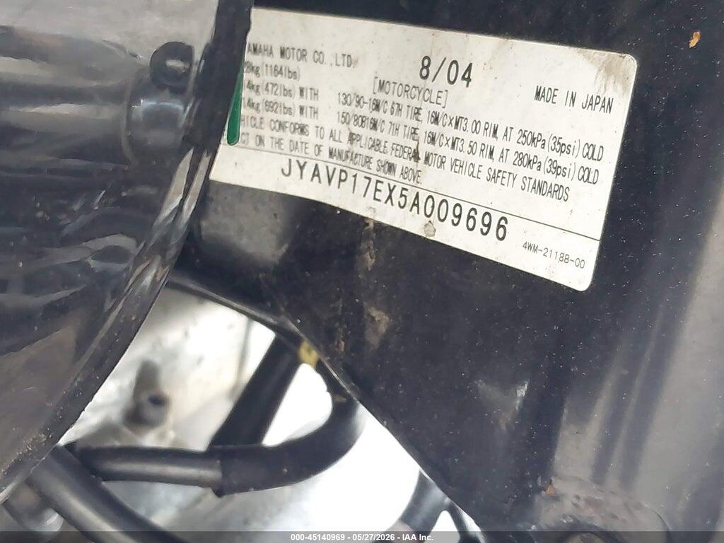 JYAVP17EX5A009696 2005 YAMAHA XV1700 photo no. 10