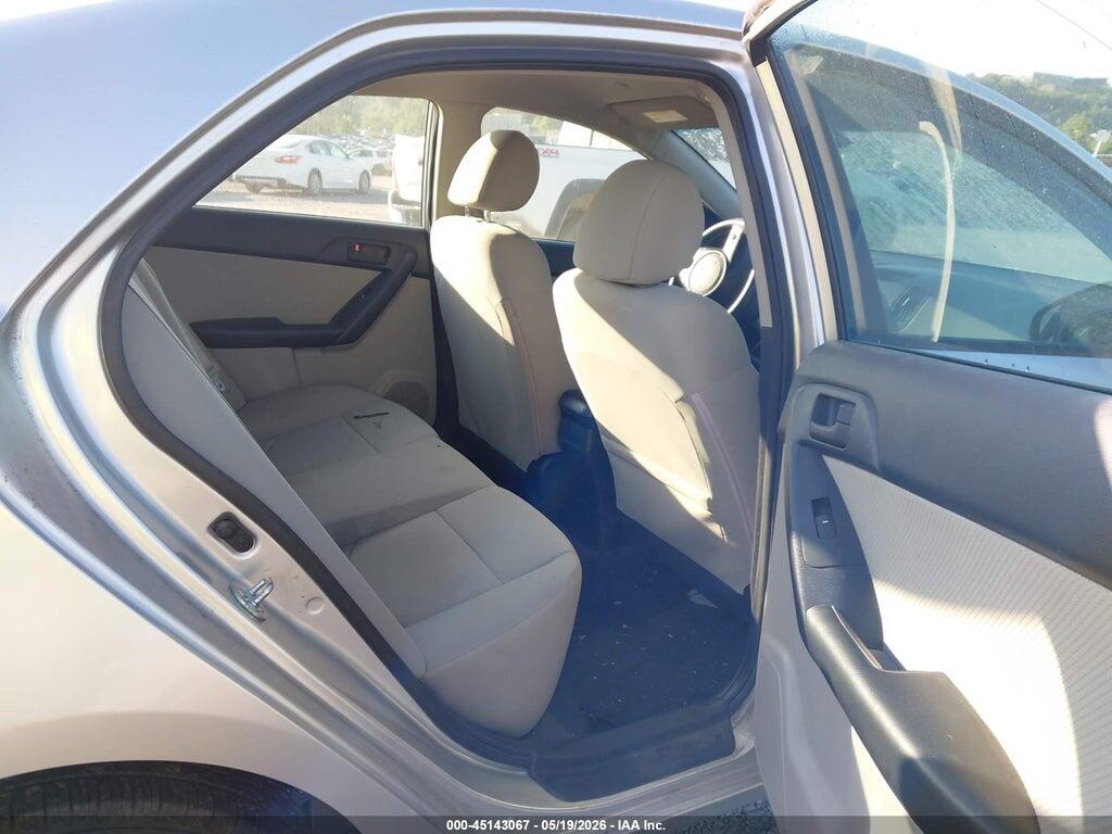 KNAFU4A20B5465094 2011 KIA FORTE photo no. 8