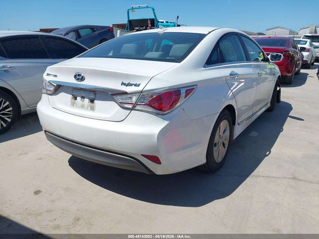 KMHEC4A49EA116588 2014 HYUNDAI SONATA HYBRID photo no. 4