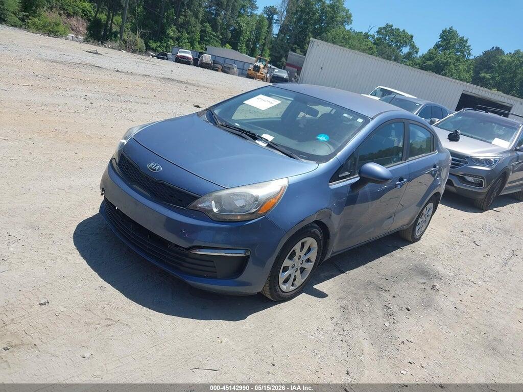 KNADM4A37G6664449 2016 KIA RIO photo no. 2