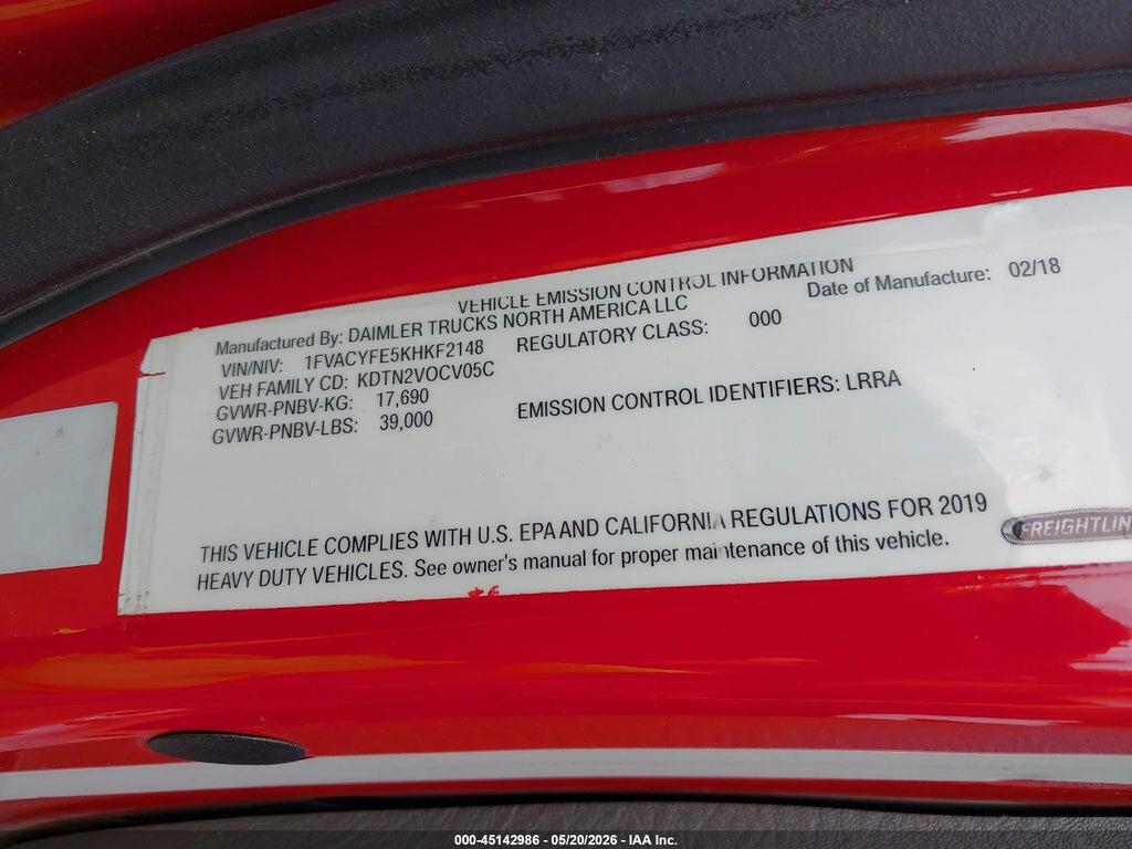 1FVACYFE5KHKF2148 2019 FREIGHTLINER M2 106 photo no. 9