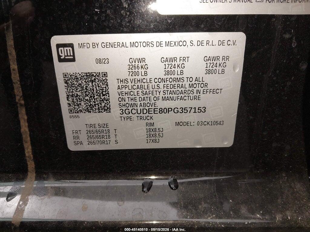 3GCUDEE80PG357153 2023 CHEVROLET SILVERADO 1500 photo no. 9