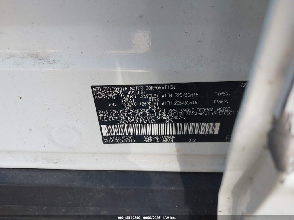 JTMEWRFV2LD533332 2020 TOYOTA RAV4 HYBRID photo no. 9
