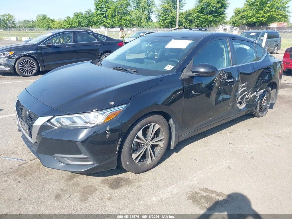 3N1AB8CV2NY219613 2022 NISSAN SENTRA photo no. 2