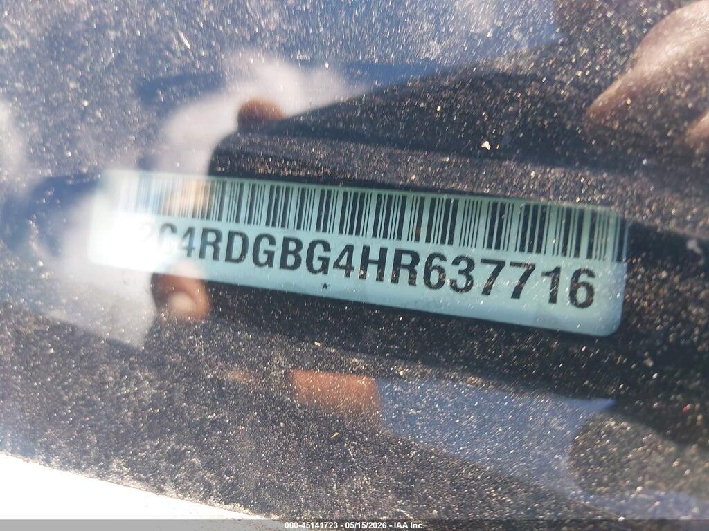 2C4RDGBG4HR637716 2017 DODGE GRAND CARAVAN photo no. 9
