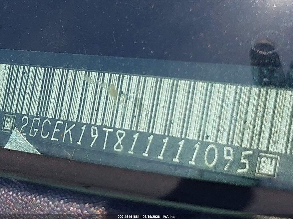 2GCEK19T811111095 2001 CHEVROLET SILVERADO 1500 photo no. 9