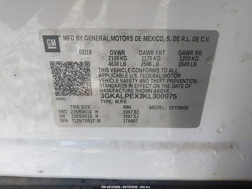 3GKALPEX3KL300975 2019 GMC TERRAIN photo no. 9