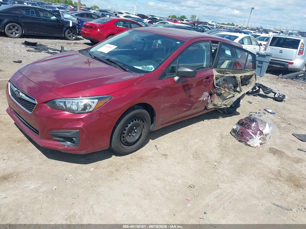 4S3GTAA69H3720616 2017 SUBARU IMPREZA photo no. 2