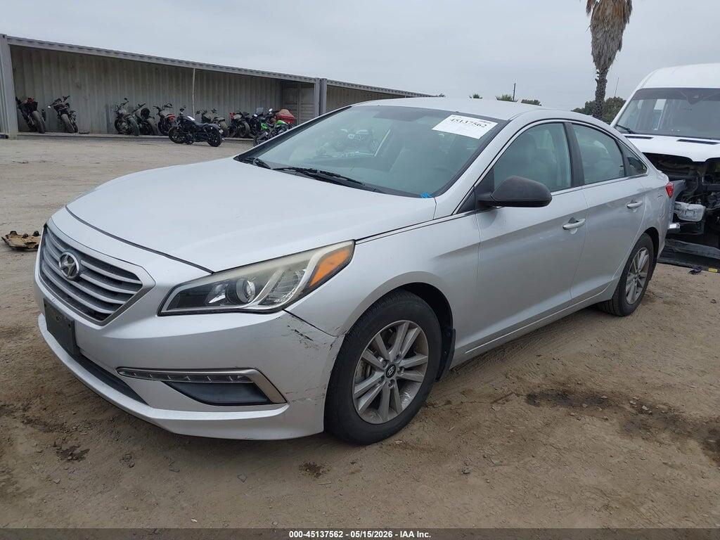 5NPE24AF8FH165252 2015 HYUNDAI SONATA photo no. 2