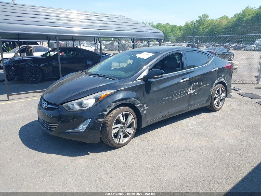 5NPDH4AE1EH543959 2014 HYUNDAI ELANTRA photo no. 2