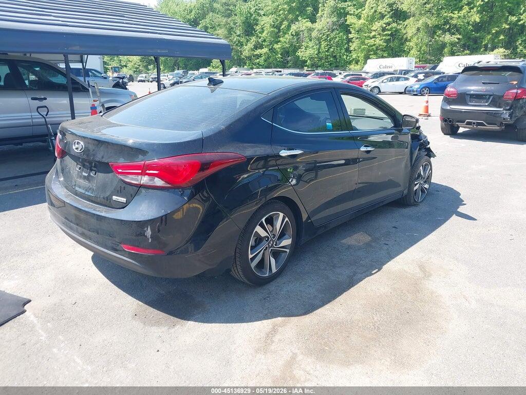 5NPDH4AE1EH543959 2014 HYUNDAI ELANTRA photo no. 4