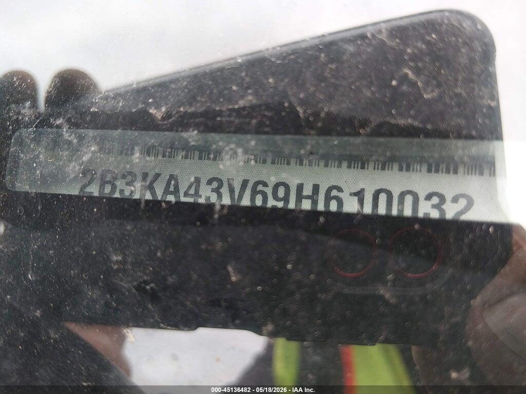 2B3KA43V69H610032 2009 DODGE CHARGER photo no. 9