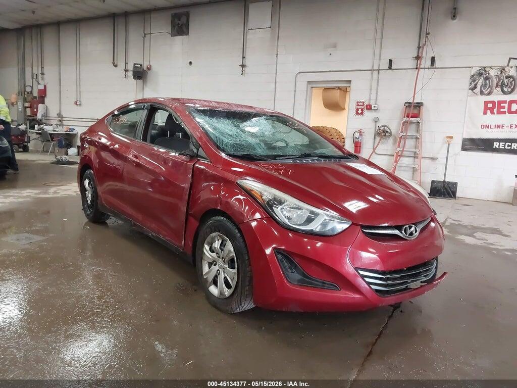 5NPDH4AE7GH744915 2016 HYUNDAI ELANTRA photo no. 1