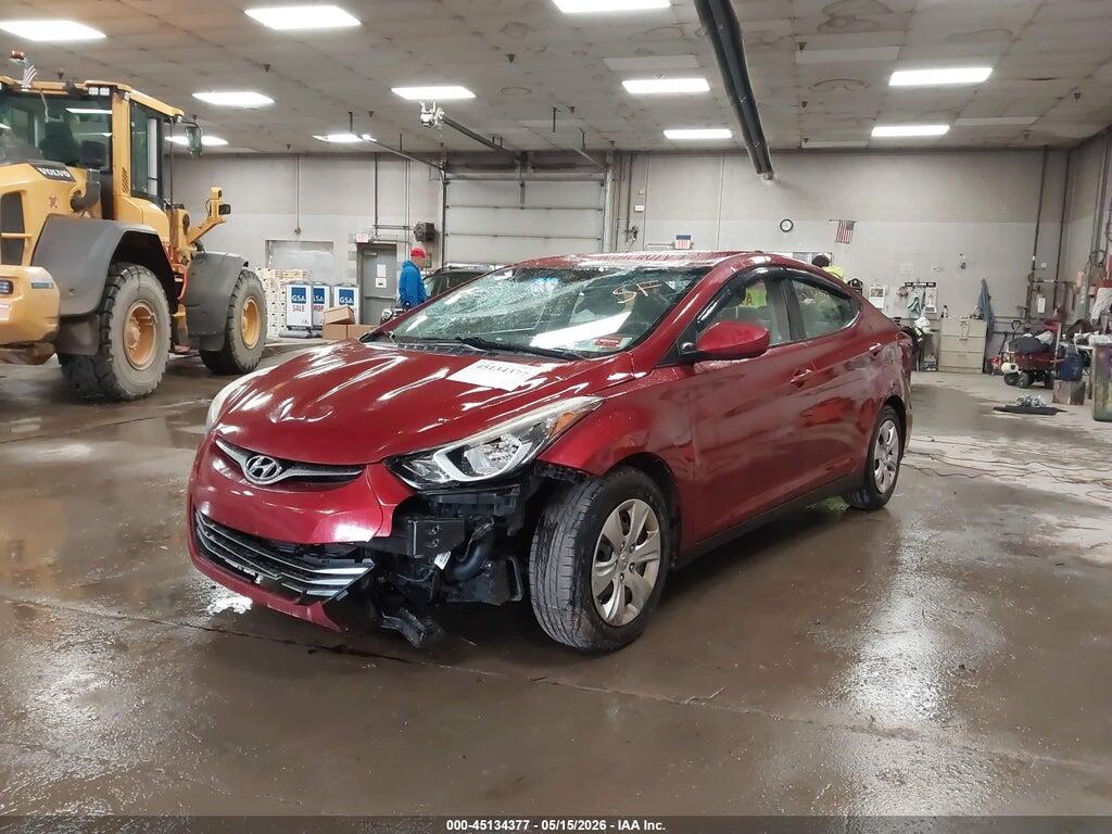 5NPDH4AE7GH744915 2016 HYUNDAI ELANTRA photo no. 2