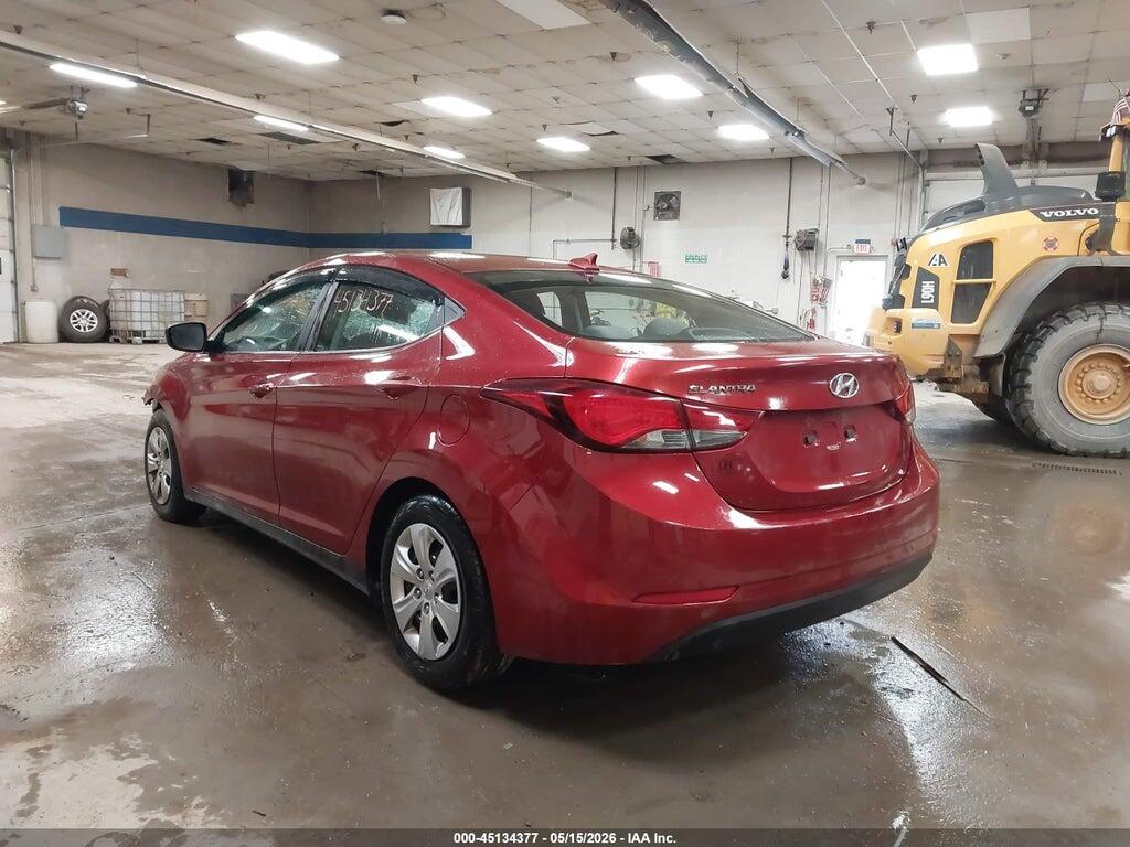5NPDH4AE7GH744915 2016 HYUNDAI ELANTRA photo no. 3