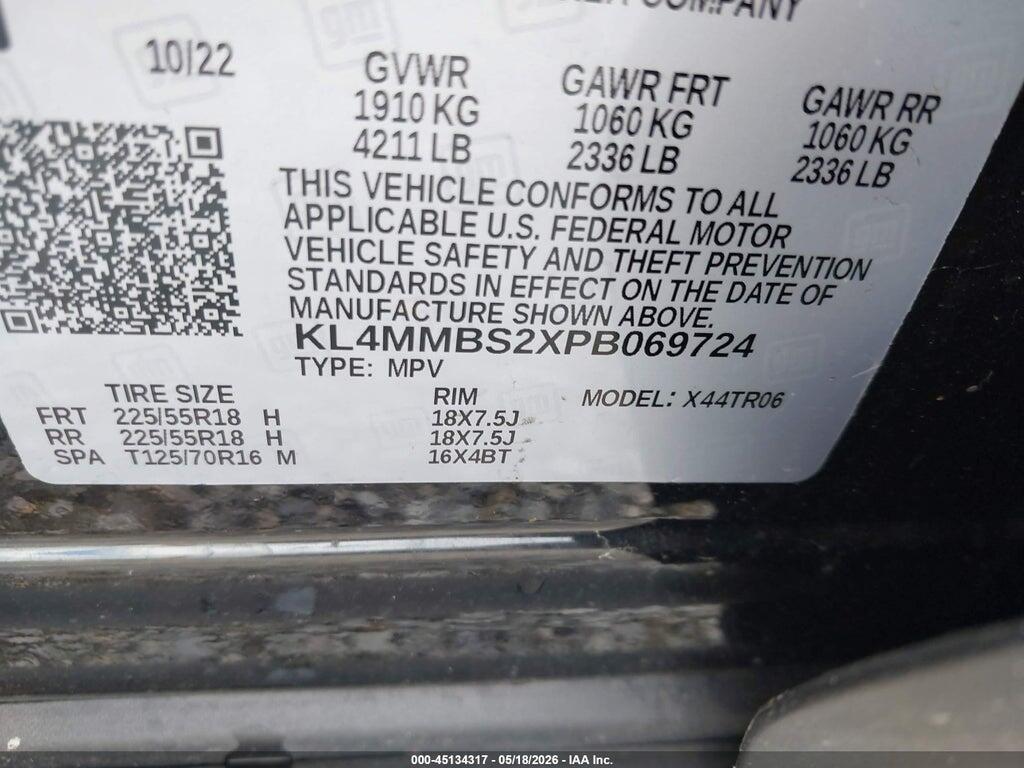 KL4MMBS2XPB069724 2023 BUICK ENCORE GX photo no. 9