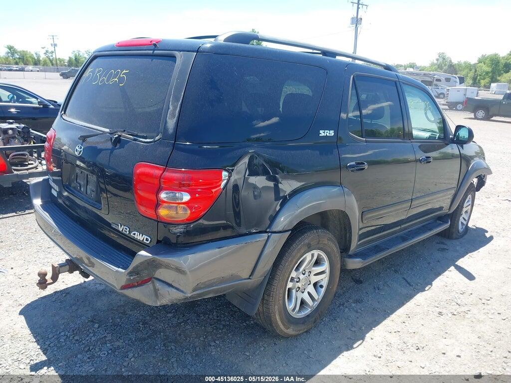 5TDBT44A64S229084 2004 TOYOTA SEQUOIA photo no. 4