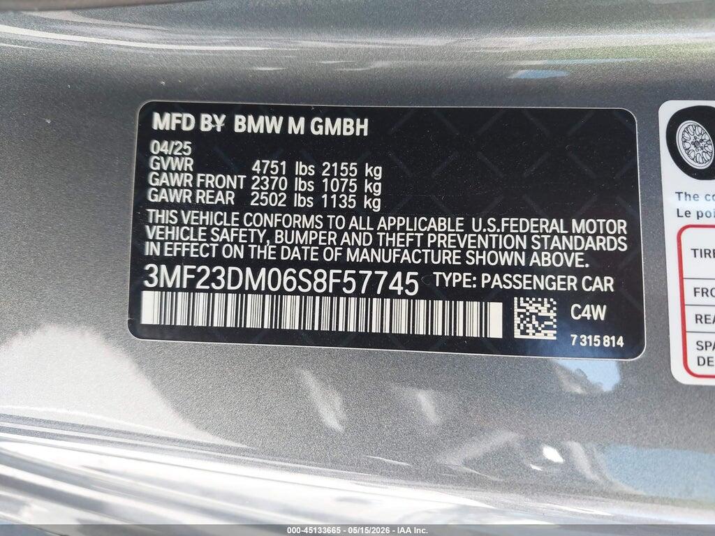 3MF23DM06S8F57745 2025 BMW M2 photo no. 9
