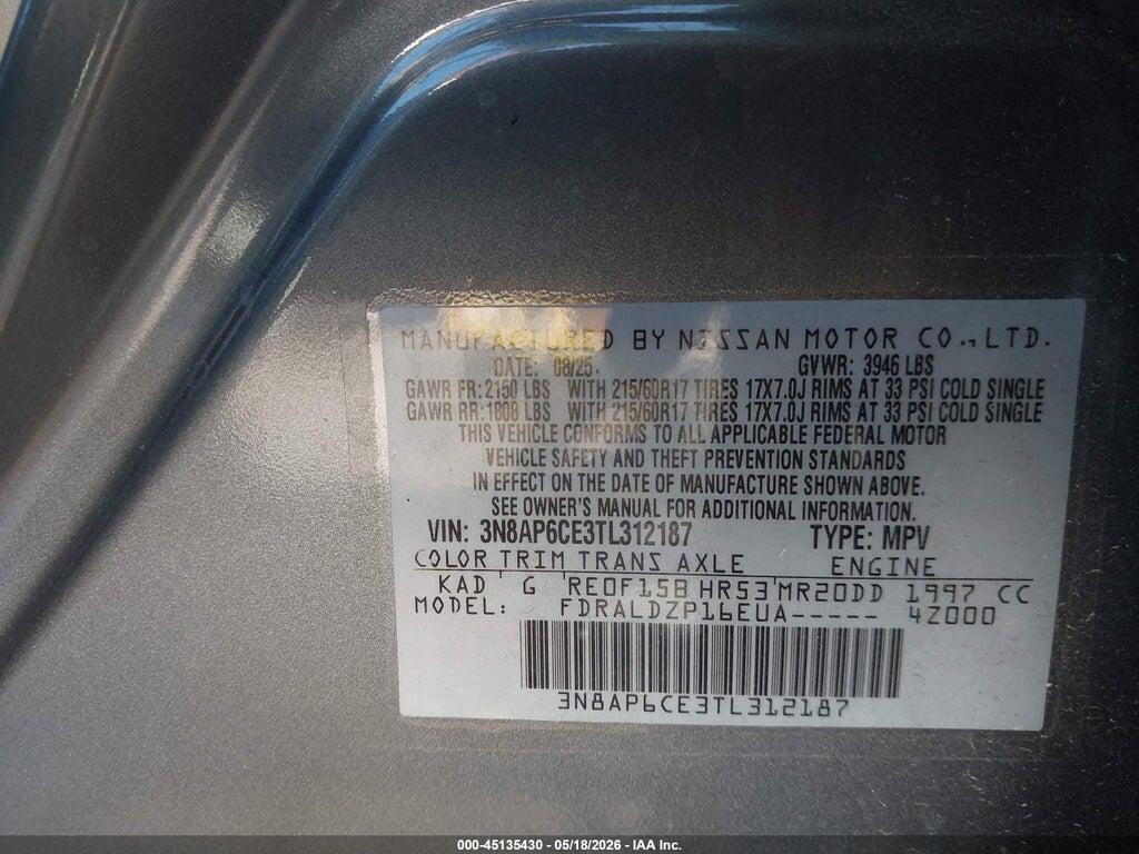 3N8AP6CE3TL312187 2026 NISSAN KICKS photo no. 9