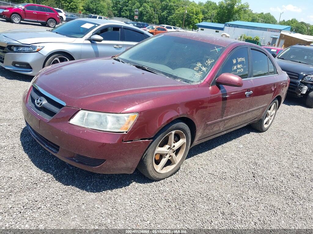 5NPEU46F17H205546 2007 HYUNDAI SONATA photo no. 2