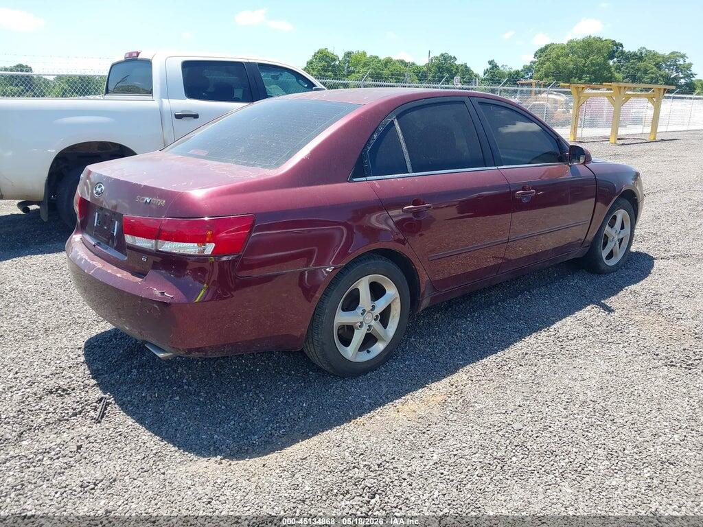 5NPEU46F17H205546 2007 HYUNDAI SONATA photo no. 4