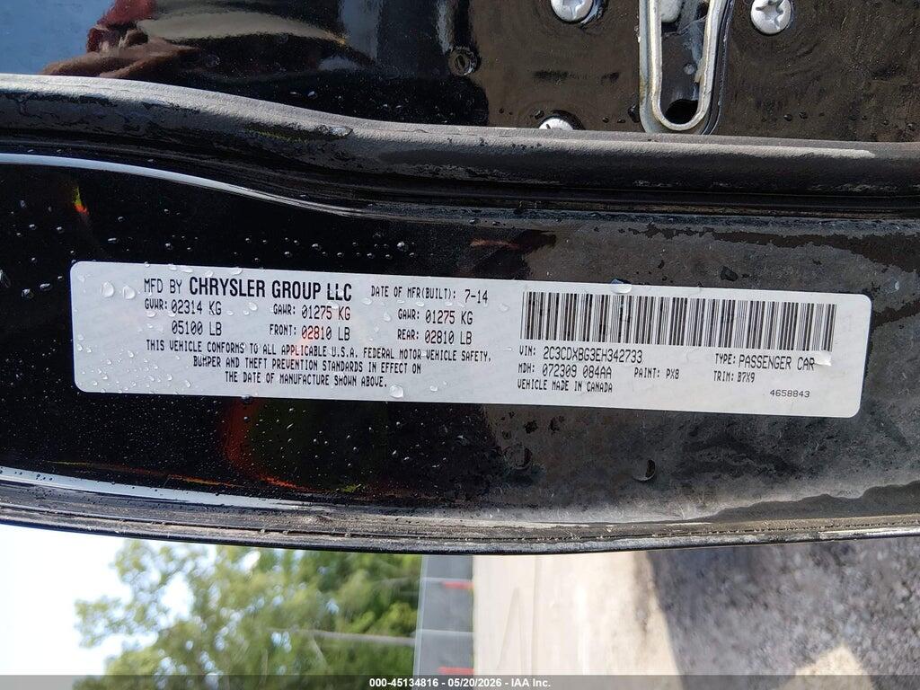 2C3CDXBG3EH342733 2014 DODGE CHARGER photo no. 9