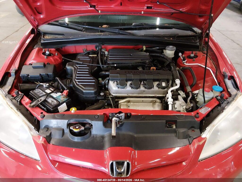 1HGES16345L017656 2005 HONDA CIVIC photo no. 10