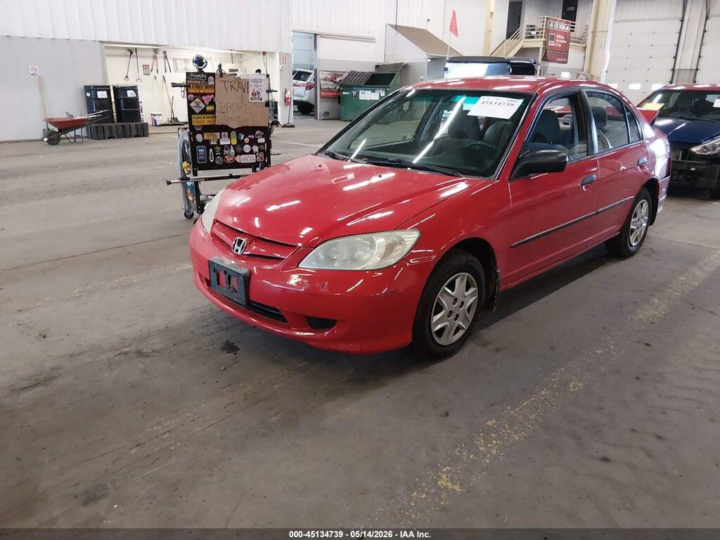 1HGES16345L017656 2005 HONDA CIVIC photo no. 2